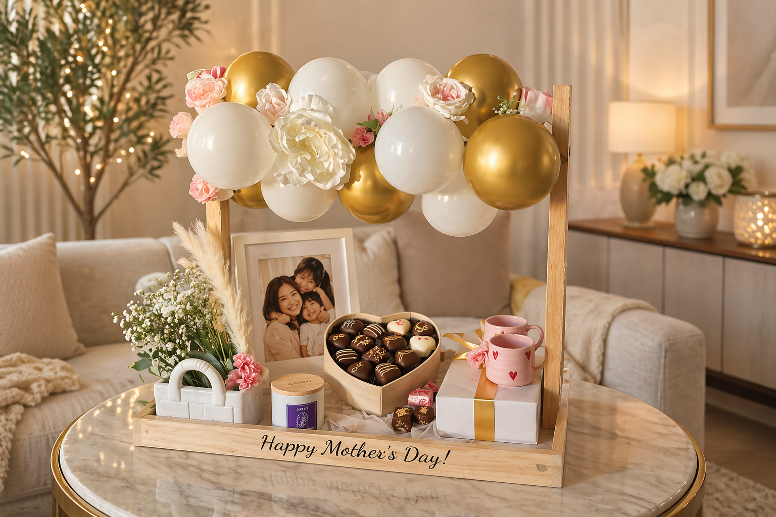 Gift tray arrangement