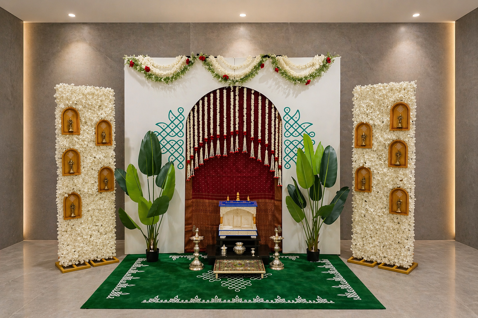 Traditional decor setup